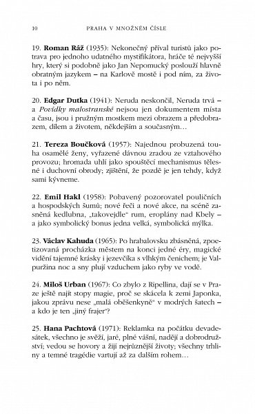 Náhled Praha v množném čísle - Antologie povídek českých spisovatelů o Praze