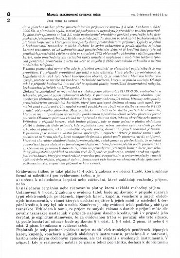 Náhled Manuál elektronické evidence tržeb