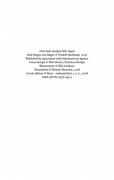 Náhled A každé ráno je cesta domů delší a delší