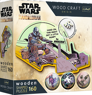 Puzzle Wood Craft Origin The Mandalorian: Setkání 160 dílků