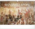 Kalendář 2026 nástěnný: Slovanská epopej - Alfons Mucha, 48 x 33 cm
