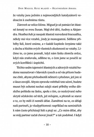 Náhled Sedm tajemství pro zdravé a šťastné vztahy