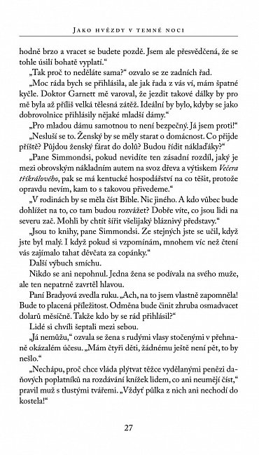 Náhled Jako hvězdy v temné noci, 1.  vydání