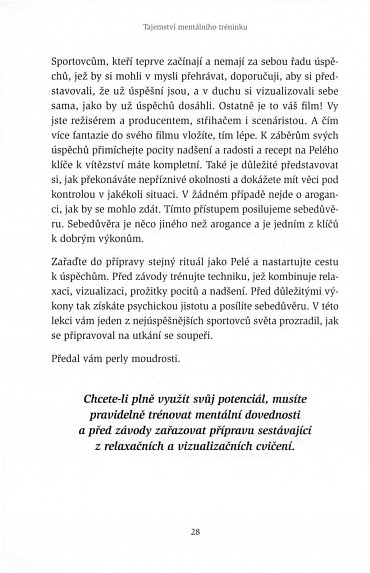 Náhled Tajemství mentálního tréninku - Jak zvládnout strach, otočit prohraný zápas a proměnit slabiny v přednosti