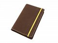 Kožený obal na diář Moleskine L 21 x 13 cm - kůže hnědá Nubuk