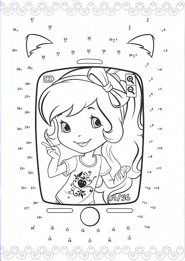 Náhled Strawberry 2 - Omalovánky A4