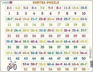 Puzzle MAXI - Odčítání/81 dílků