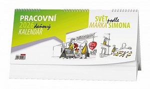 Pracovní daňový kalendář 2026 - stolní kalendář