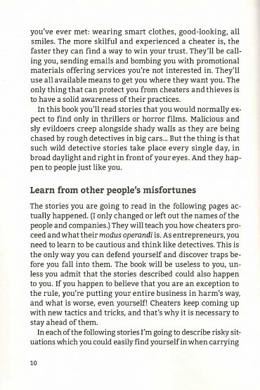 Náhled Entrepreneurs versus Cheaters - 52 Stories About the Types of Fraud Most Frequently Committed Against Serious Businesspeople