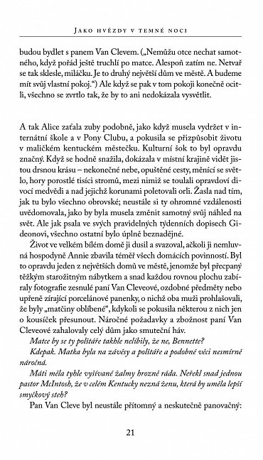 Náhled Jako hvězdy v temné noci, 1.  vydání