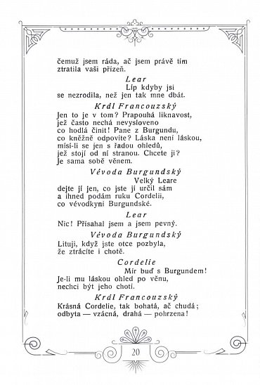 Náhled Král Lear, 1.  vydání