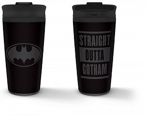 Hrnek Batman - Straight outta Gotham 450 ml, cestovní  nerezový
