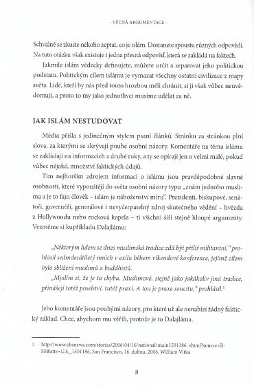 Náhled Věcná argumentace - Jak debatovat o islámu
