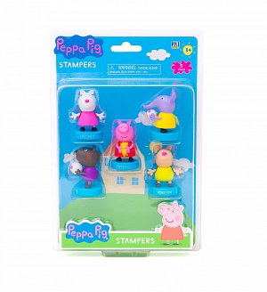 Prasátko Peppa 5 sběratelských figurek s razítkem
