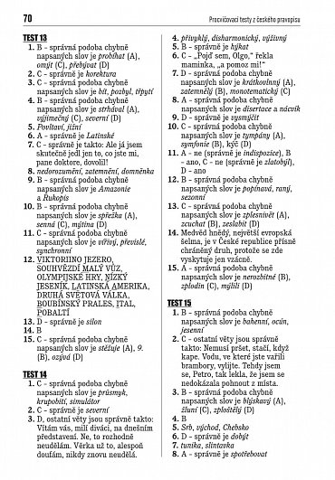 Náhled Procvičovací testy z českého pravopisu