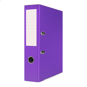 Office Products pákový pořadač Basic, A4/75 mm, PP, kovová lišta, fialový