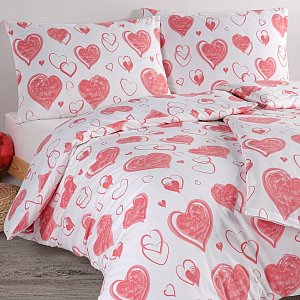 Bavlněné povlečení Pink Love