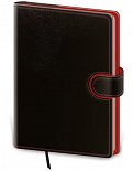 Diář 2026 týdenní A5 Flip - černo/červená