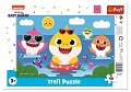 Puzzle Baby Shark - Veselí žraloci 15 dílků