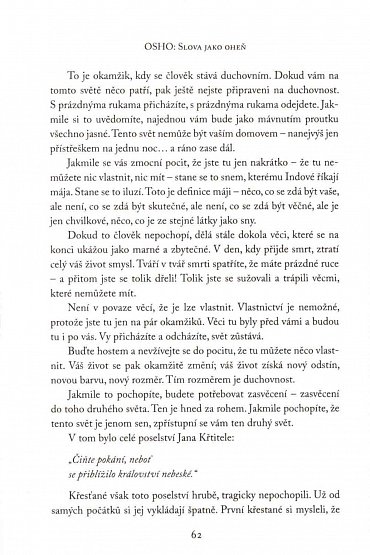 Náhled Slova jako oheň - Promluvy nad sutrami z evangelií