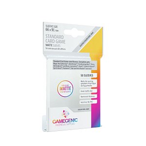 Gamegenic: Boardgame Sleeves MATTE Standard Card Game 66x91 mm