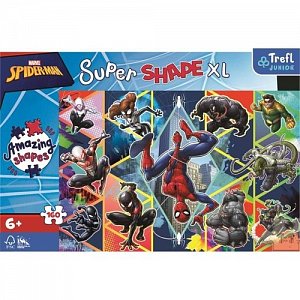 Trefl Puzzle Super Shape XL Spiderman: Přidej se 160 dílků