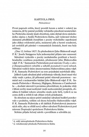 Náhled Kronika Pickwickova klubu, 1.  vydání