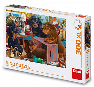 Puzzle Jezevčíci 300 XL dílků