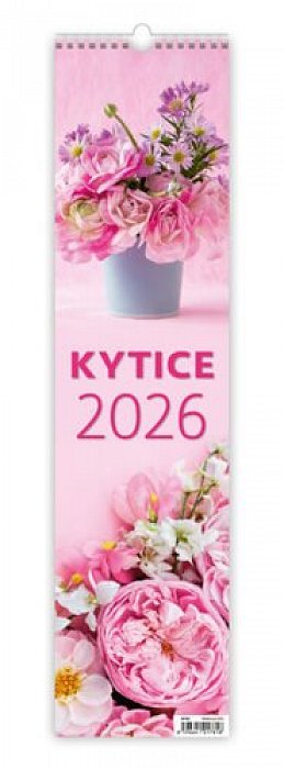 Kalendář nástěnný 2026 - Kytice