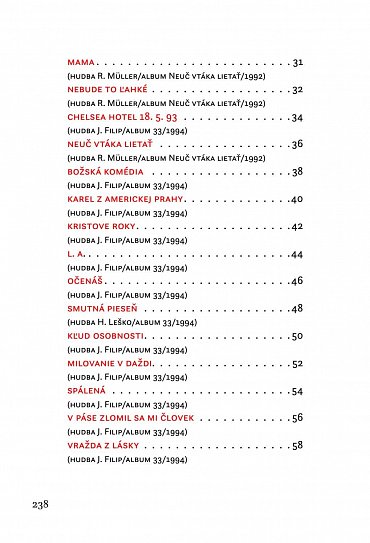 Náhled Texty (slovensky)