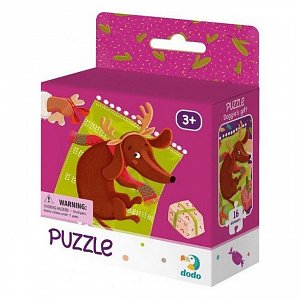 Dodo Puzzle Psí dárek 16 dílků