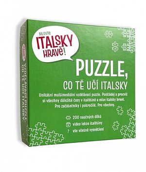 Italsky Hravě! Puzzle, co tě učí italsky