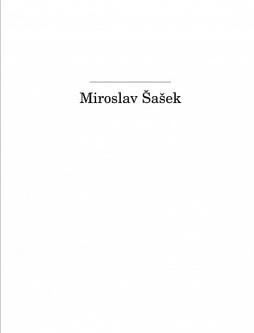Náhled Miroslav Šašek