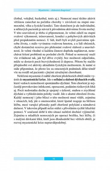 Náhled Myastenie - Obávaná diagnóza?