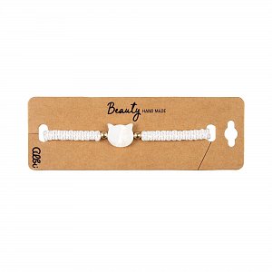 Náramek - Bílá kočka