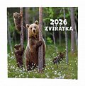 Zvířátka 2026 - nástěnný kalendář