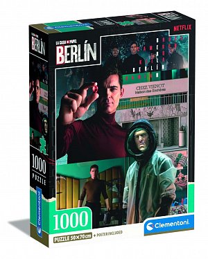 Puzzle La Casa de Papel: Berlin - Šéf 1000 dílků