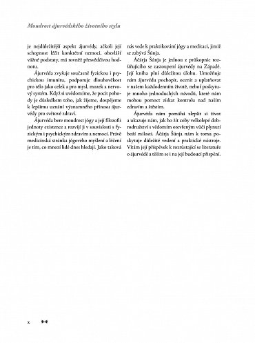 Náhled Moudrost ájurvédského životního stylu - Ucelený recept na optimalizaci zdraví, předcházení nemocem