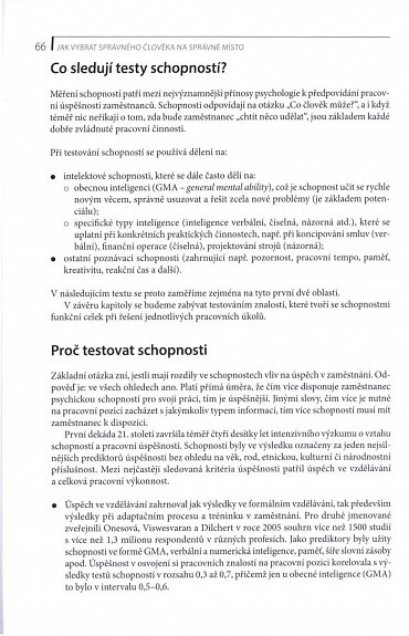 Náhled Jak vybrat správného člověka na správné místo - Úspěšný personální výběr