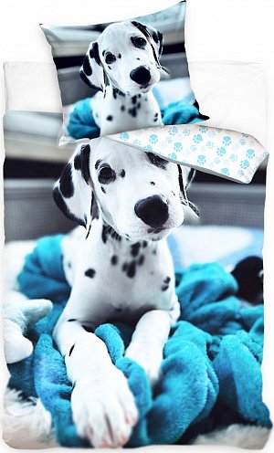 Bavlněné povlečení Pes Dalmatin