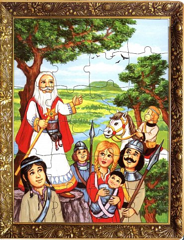 Náhled Staré pověsti české - 8x puzzle, objevuj, skládej a obkresli