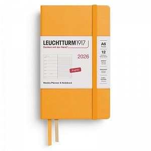 Weekly Planner & Notebook 2026 Pocket (A6) Rising Sun