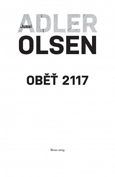Náhled Oběť 2117, 1.  vydání