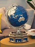 NiXiM Dřevěné 3D puzzle/Globus – mechanický