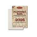 Plánovací roční mapa 2026 Retro