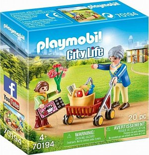 Playmobil Babička s chodítkem