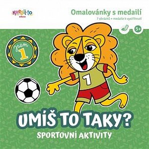 Umíš to taky? Sportovní aktivity - Omalovánky s medailí