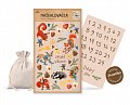 Adventní kalendář - sada pytlíčků (24 ks) + Nažehlovačka L 047