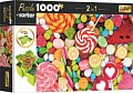 Puzzle s třídičem 2v1: Sladkosti 1000 dílků
