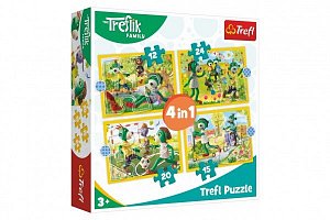 Trefl Puzzle Treflíci - Zábava 4v1 (12,15,20,24 dílků)